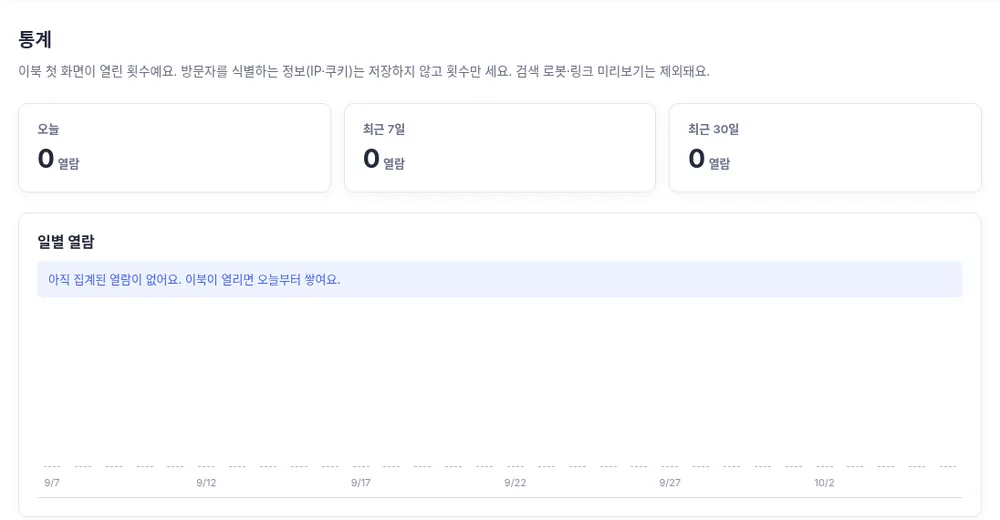 통계 화면